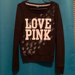 Victoria’s Secret love pink sweater with pocket